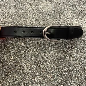 Tory English belt black size 24
